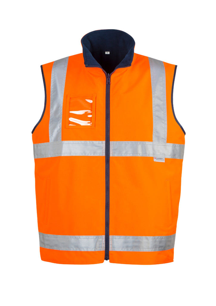 Syzmik Mens Hi Vis Lightweight Waterproof Vest-(ZV358)