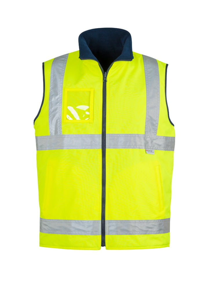 Syzmik Mens Hi Vis Lightweight Waterproof Vest-(ZV358)