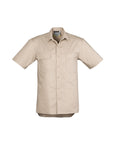 Syzmik Mens Light Weight Tradie S/S Shirt-(ZW120)