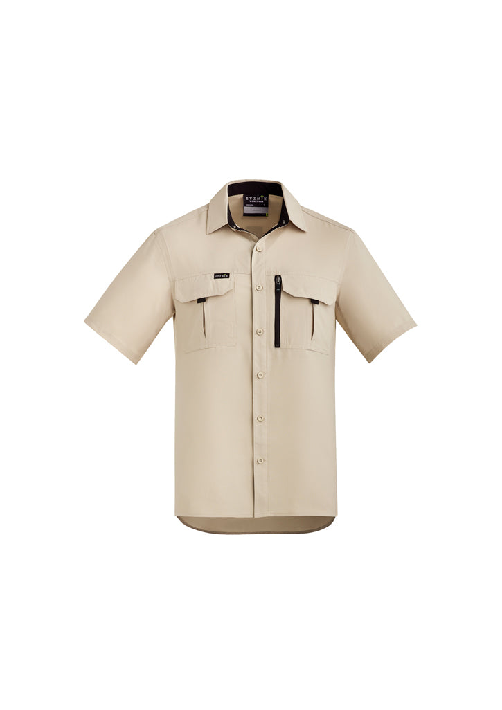 Syzmik Mens Outdoor Short Sleeve Shirt-(ZW465)