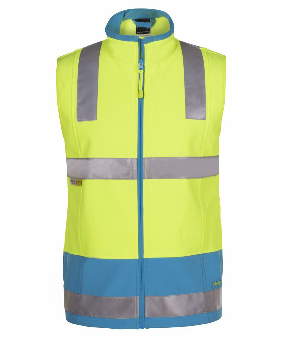 JB&#39;s Wear Hi Vis (D+N) Softshell Vest - Adults (6D4LK)