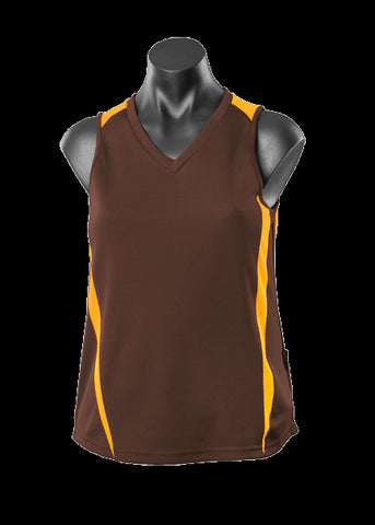 Aussie Pacific Eureka Ladies Singlets 1st (13 Colour )-(2104)