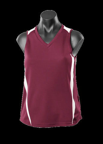 Aussie Pacific Eureka Ladies Singlets 1st (13 Colour )-(2104)