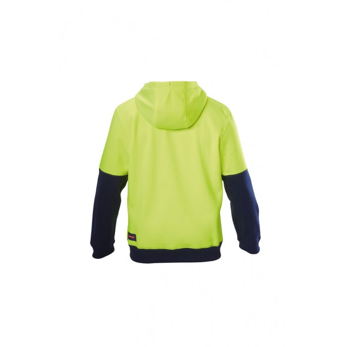 Hard Yakka Hi-visibility Two Tone Brushed Fleece Hoodie (Y19325)