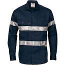 DNC Hivis D/n Drill Shirt (3535)