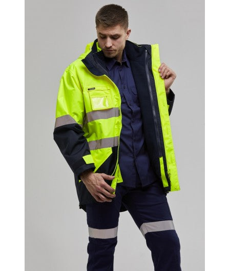 King Gee 4 in 1 Waterproof Wet Weather Jacket (K55300)