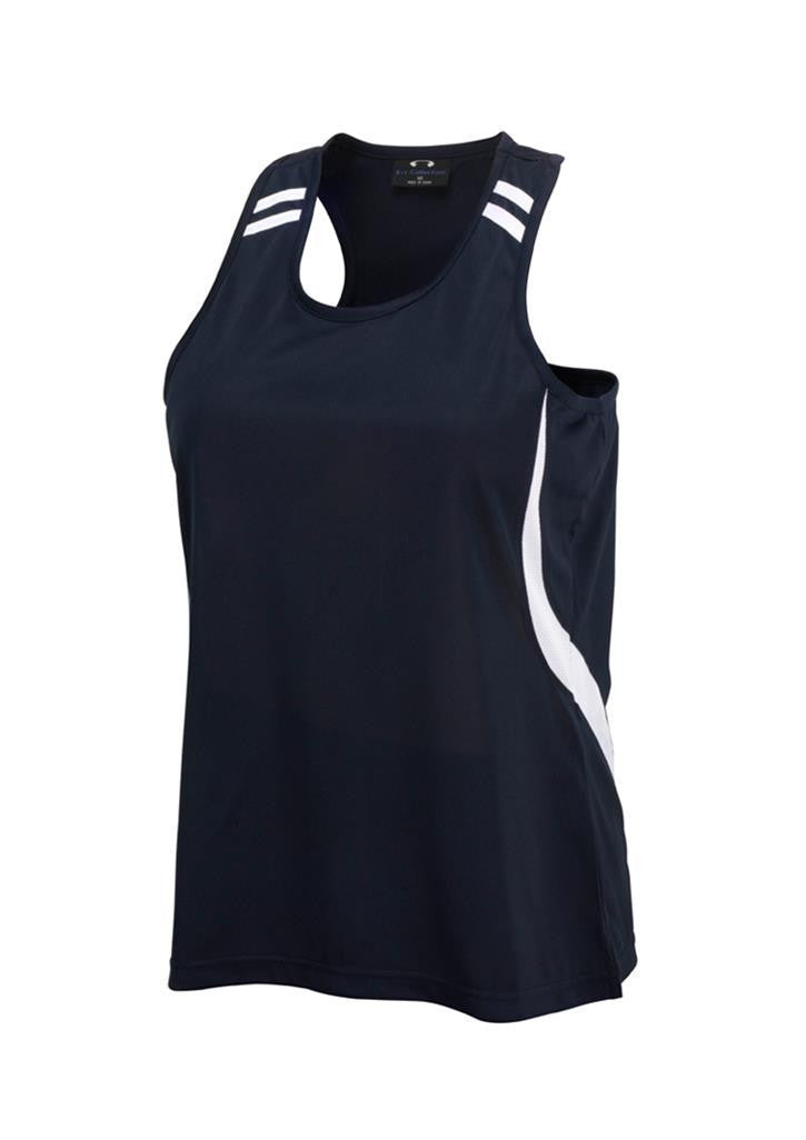 Biz Collection Ladies Flash Singlet 1st (LV3125)-Clearance