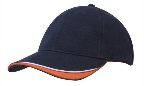Headwear Brushed Heavy Cotton With Indented Peak (4167)