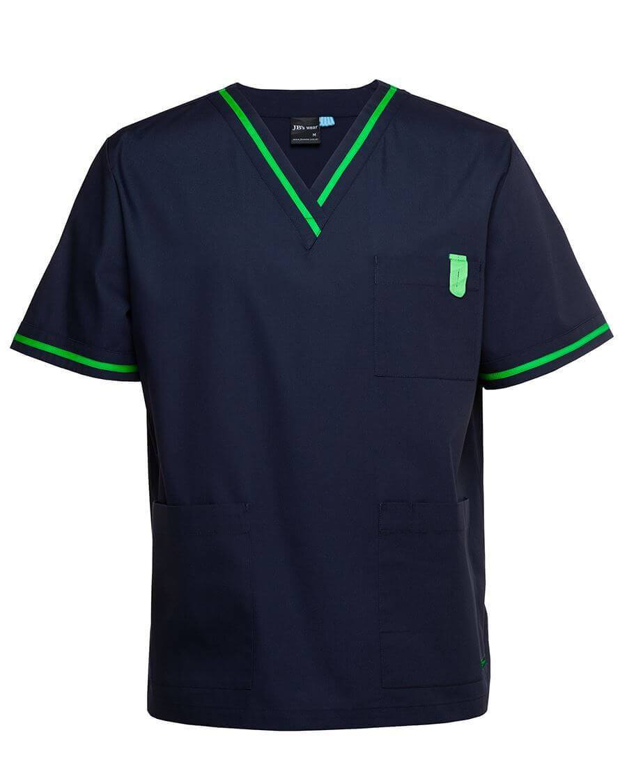 JB&#39;s Wear Contrast Unisex Scrubs Top (4SCT)