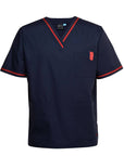 JB's Wear Contrast Unisex Scrubs Top (4SCT)