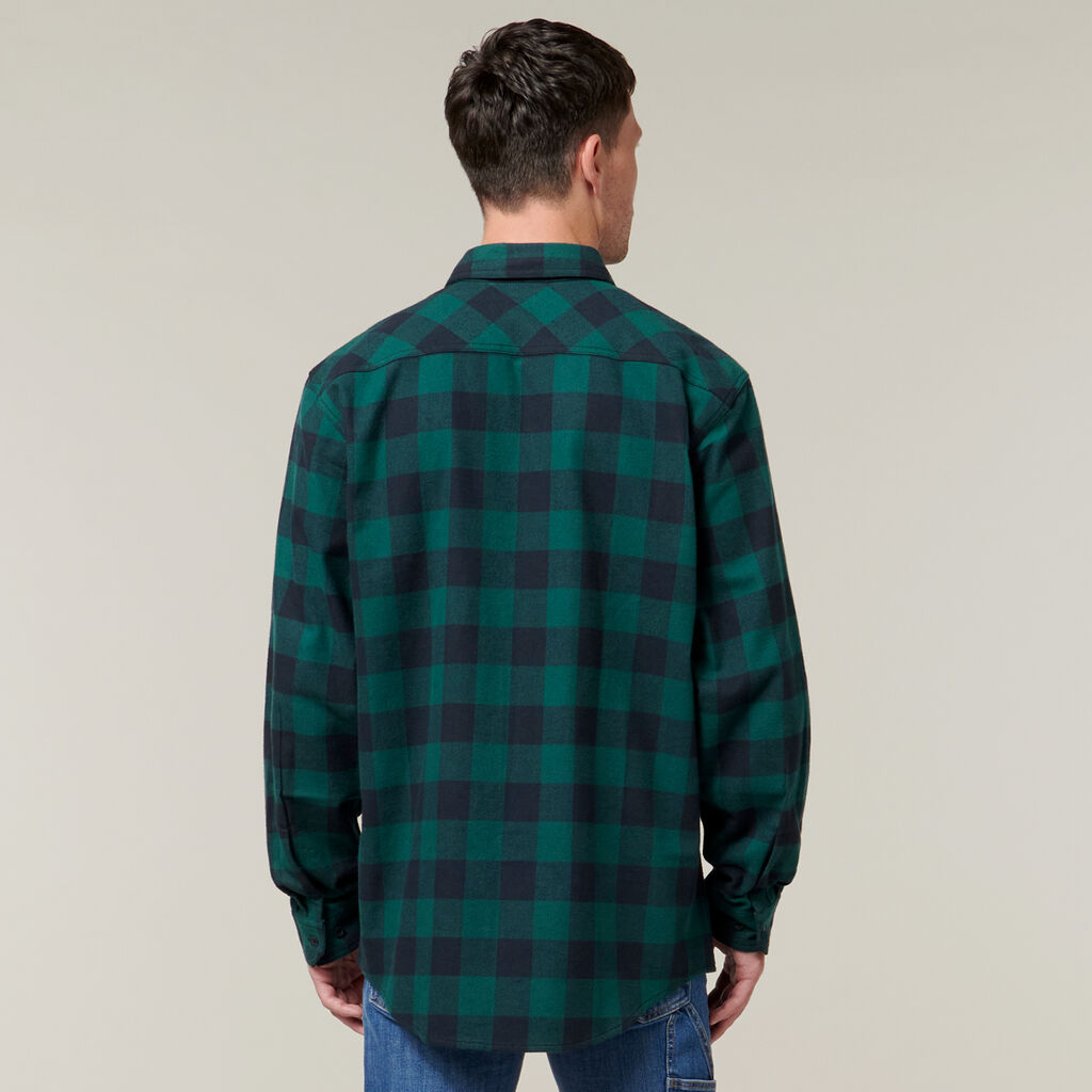 Hard Yakka Foundations Check Flannel Long Sleeve Shirt (Y07295)