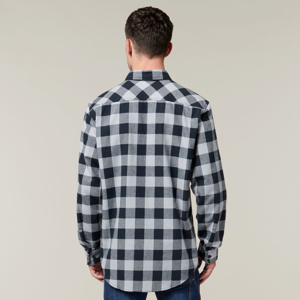 Hard Yakka Foundations Check Flannel Long Sleeve Shirt (Y07295)